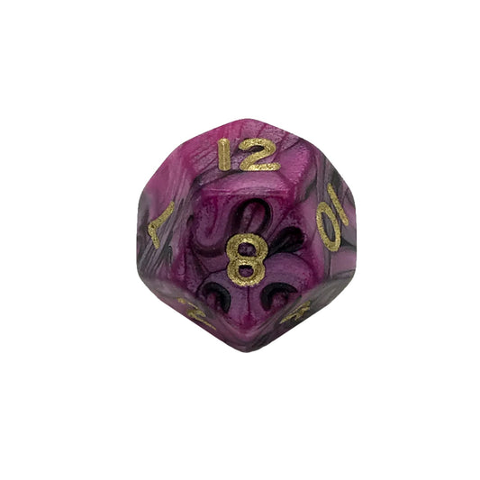Toxic Fallout D12 Poly Dice