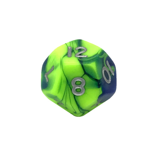 Toxic Slime D12 Poly Dice