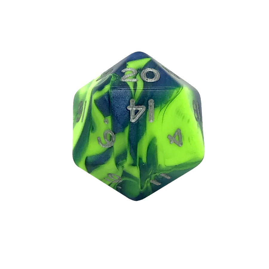 Toxic Slime D20 Poly Dice