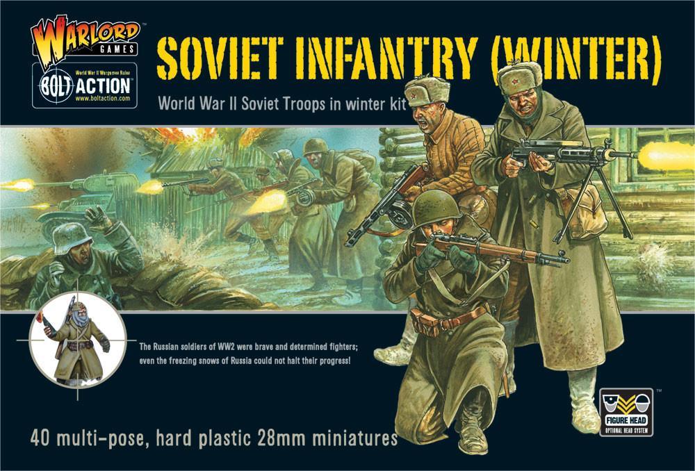 Soviet Winter Infantry Plastic Box Set