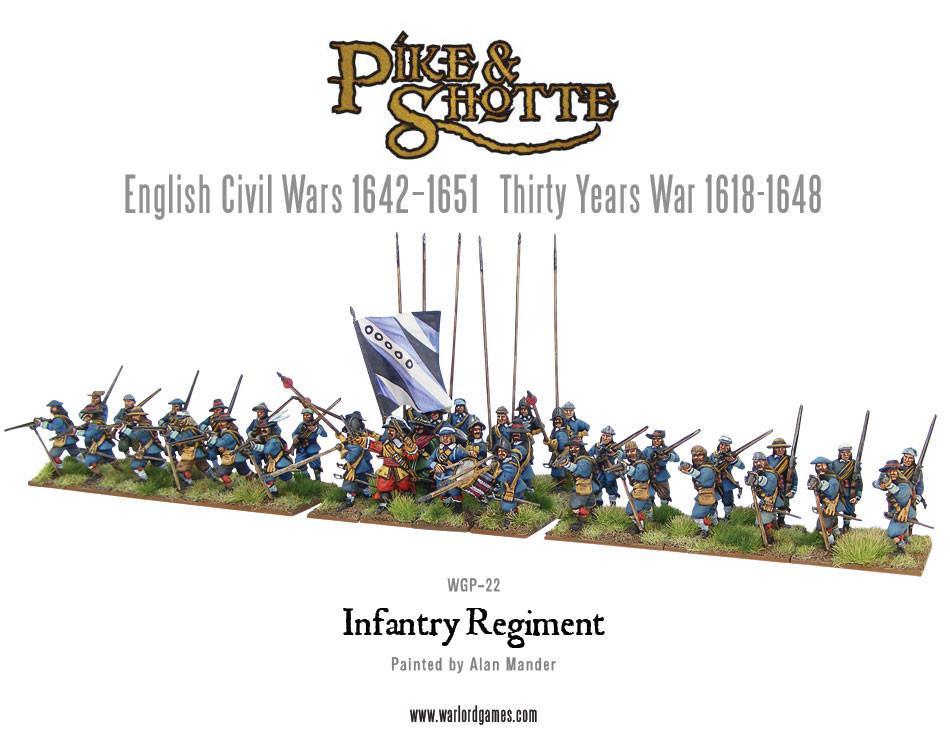 Pike & Shotte Infantry Regiment Plastic Boxed Set