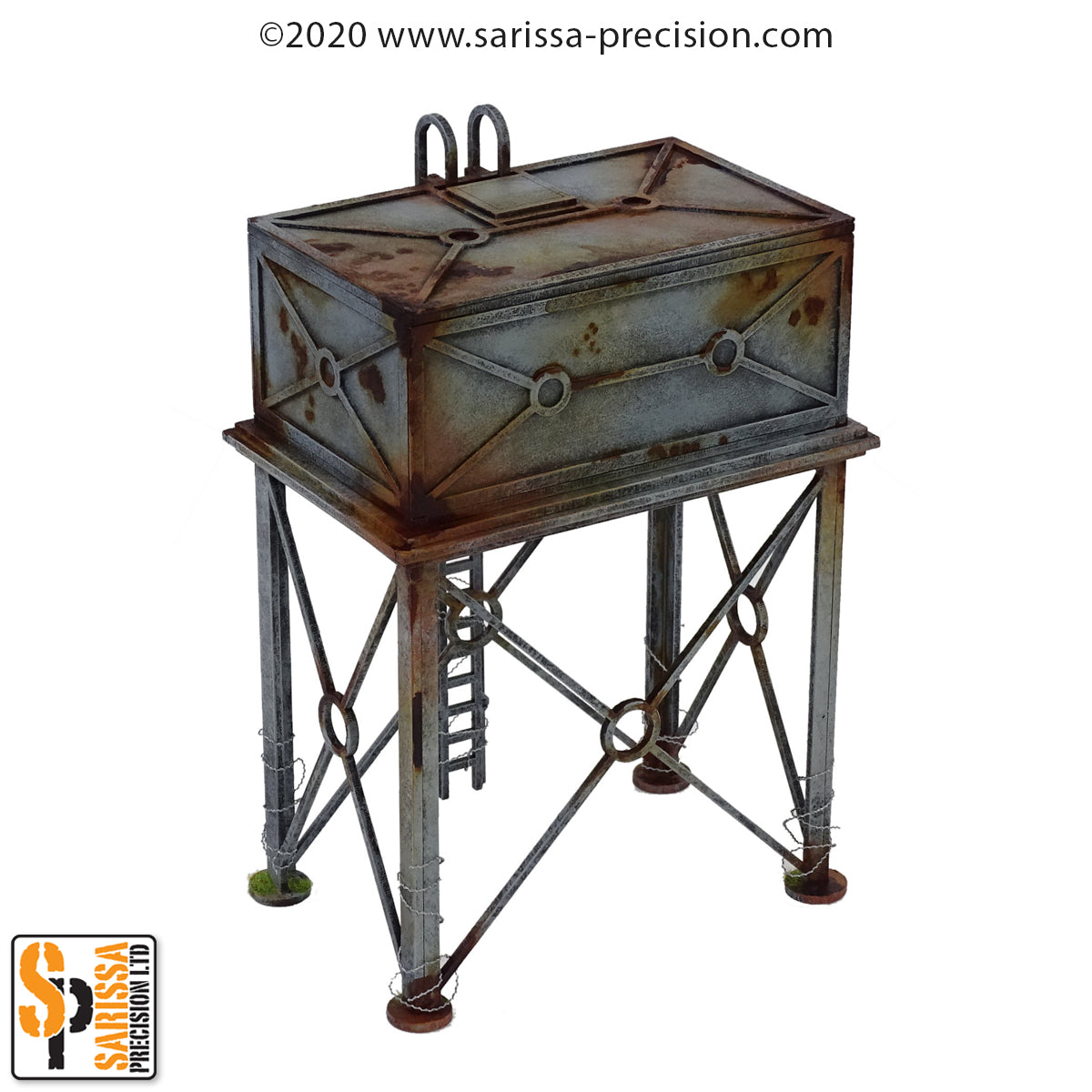 Water Tower Steel Frame - Railway MDF Scenery