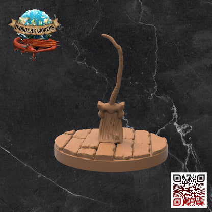 Enchanted Broomstick: Tabletop Gaming Miniature (Resin 3D Print)