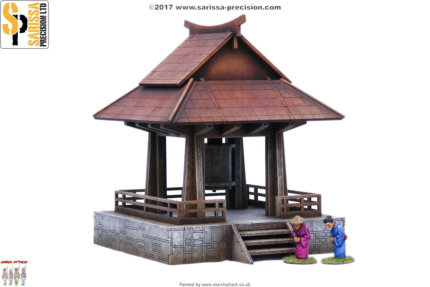 Temple Bell - Feudal Japan MDF Scenery