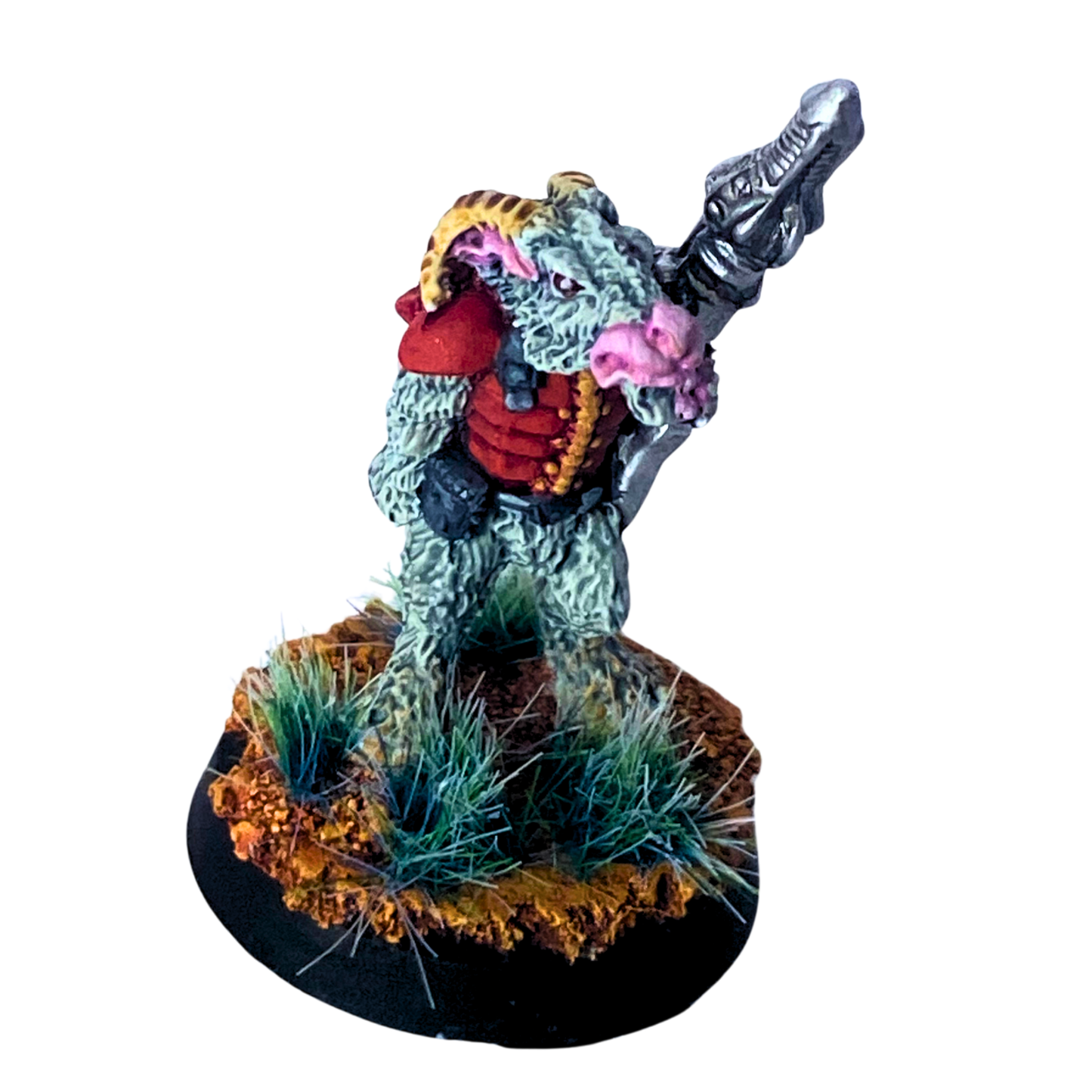 Phagon beastmen with Laser Rifle, Standing, Weapon Raised