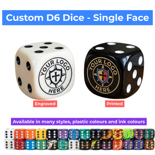 Custom Dice D6 - Single Face