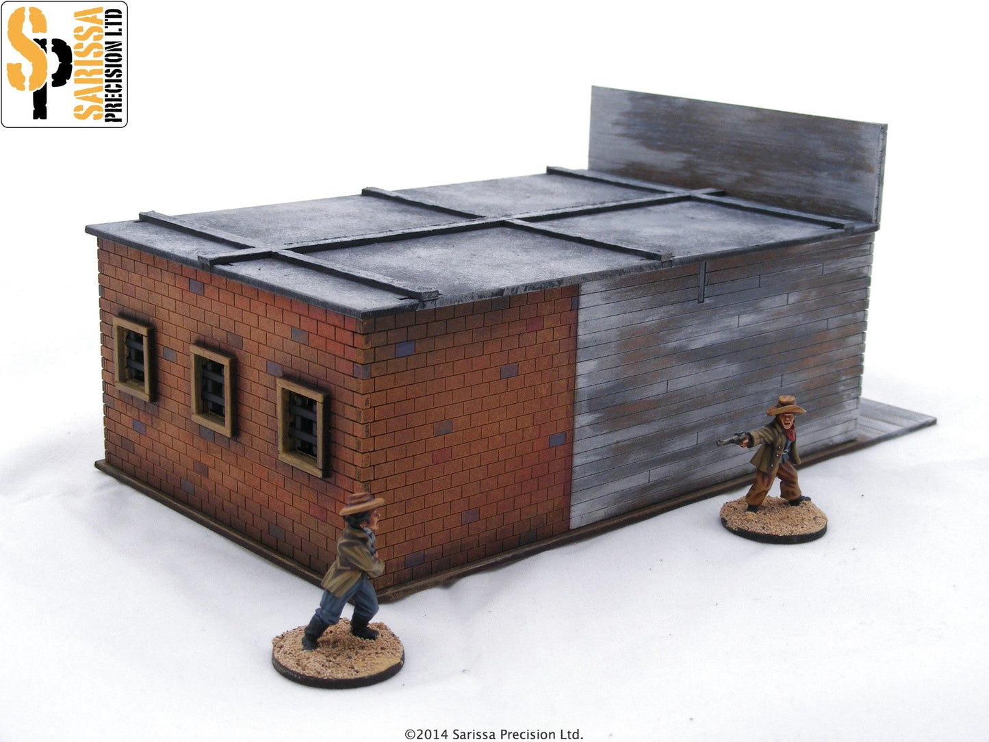 Sheriff's Office with Cells - Wild West MDF Scenery