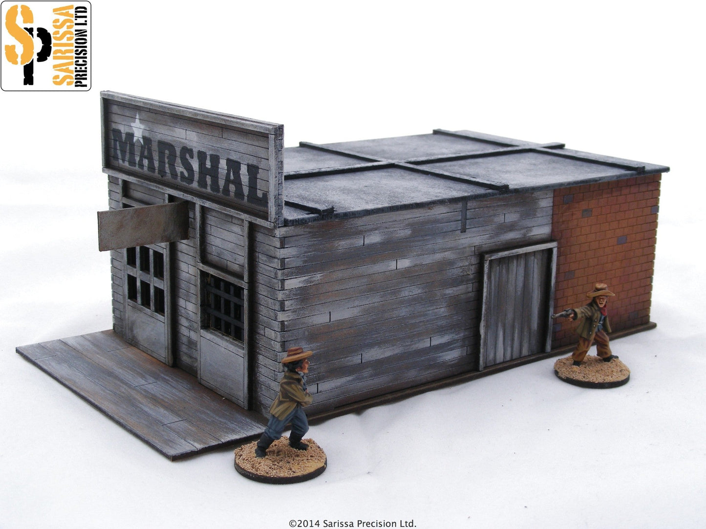 Sheriff's Office with Cells - Wild West MDF Scenery