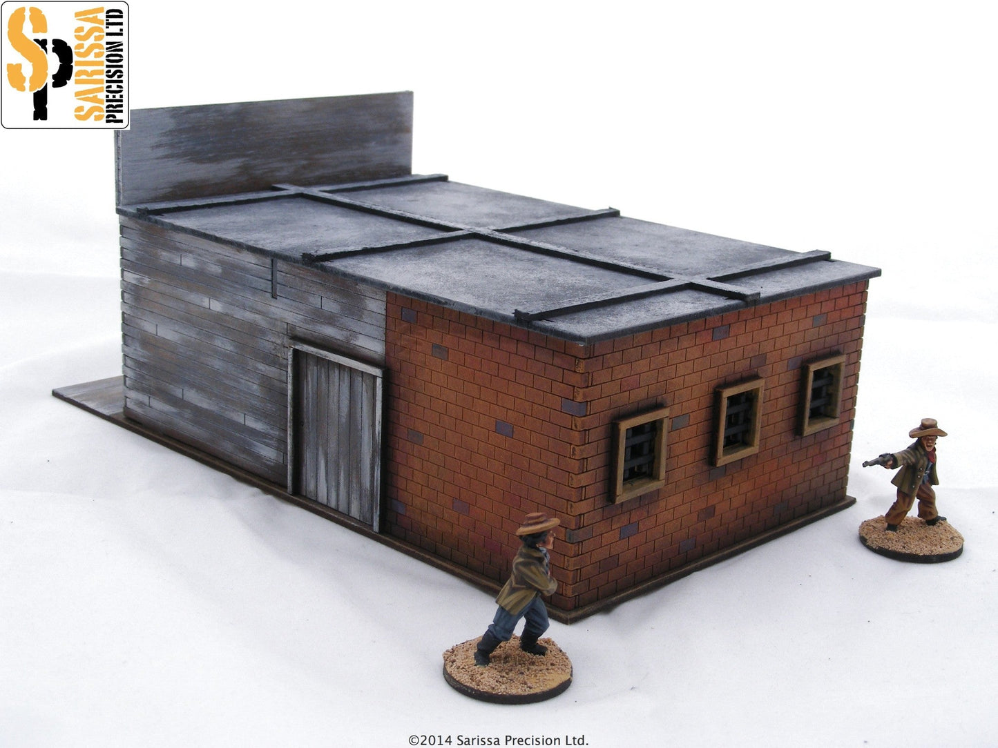 Sheriff's Office with Cells - Wild West MDF Scenery