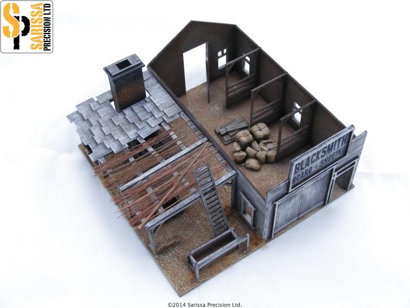 Blacksmiths - Wild West MDF Scenery