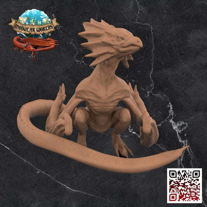 Crag Drake: Tabletop Gaming Miniature (Resin 3D Print)