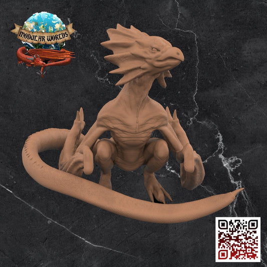 Crag Drake: Tabletop Gaming Miniature (Resin 3D Print)