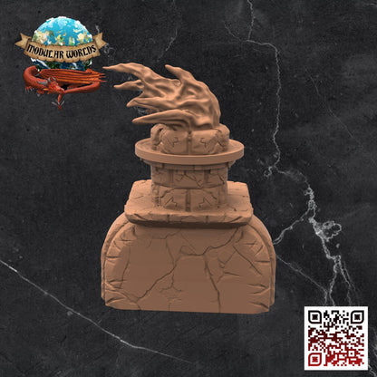 Lizardfolk Shrine: Tabletop Gaming Miniature (Resin 3D Print)