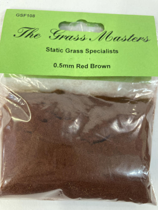 GSF108 Grass Masters Flock - 0.5mm Red Brown