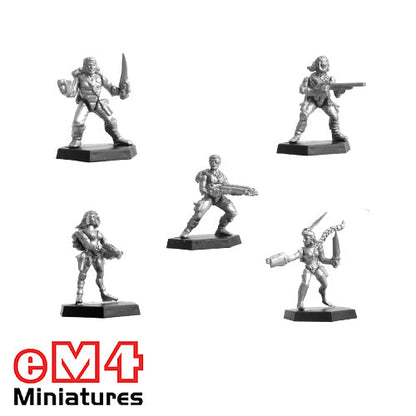 25 Gangers Plastic Miniatures - Army Builder