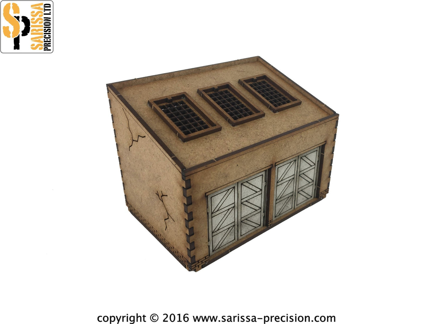 Factory Unit 4 - Industrial MDF Scenery