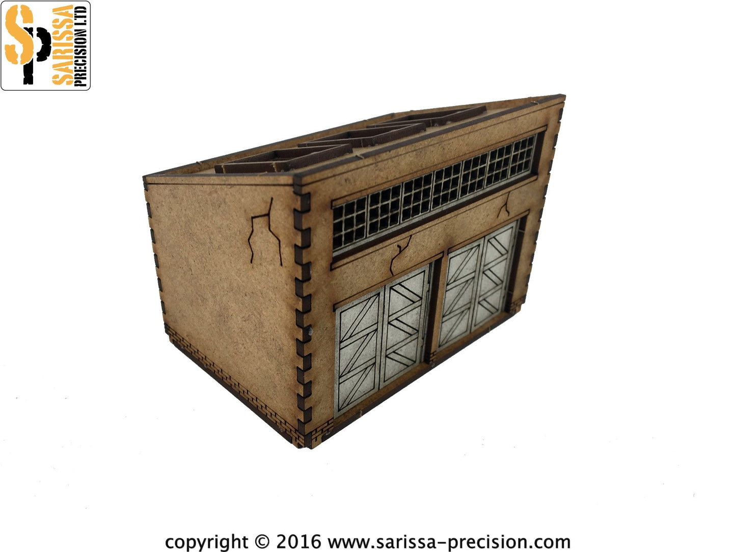 Factory Unit 4 - Industrial MDF Scenery