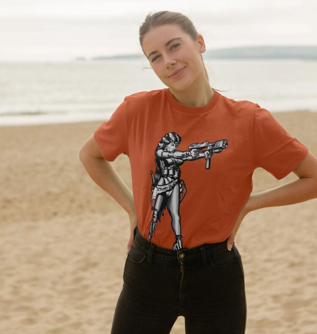 Faye Duel Wielding - Combat Zone T Shirt