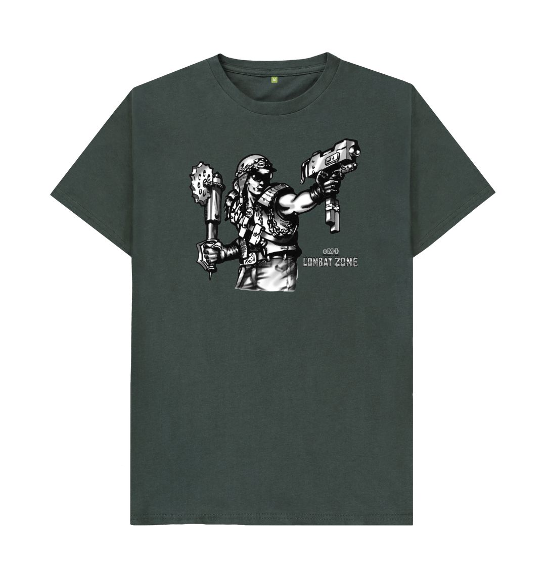Dark Grey The Road Warrior - Combat Zone T Shirt