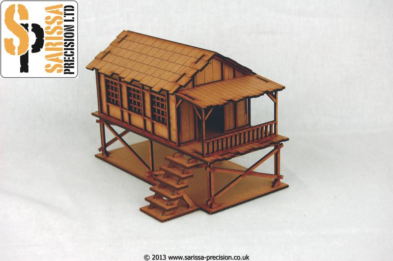 Small Village House - Jungle Theatre MDF Scenery