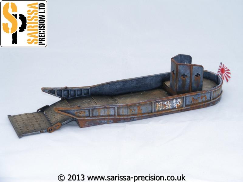 Japanese Landing Craft - Jungle Theatre MDF Scenery