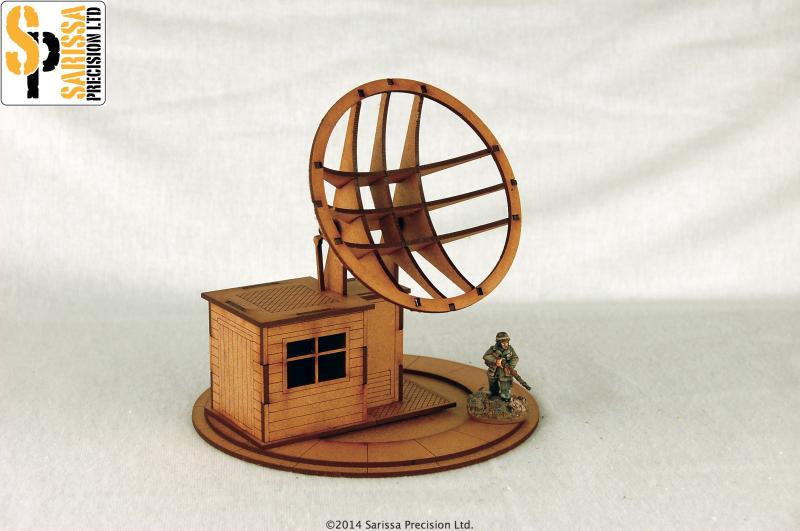 Radar Station - 28mm - World War Europe MDF Scenery