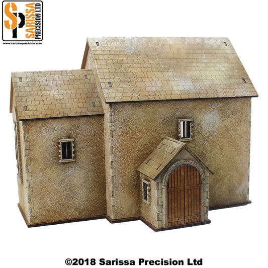 Saxon/Norman Church - Medieval MDF Scenery