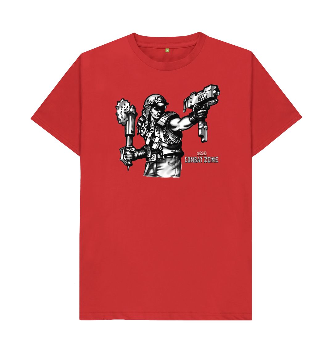 Red The Road Warrior - Combat Zone T Shirt
