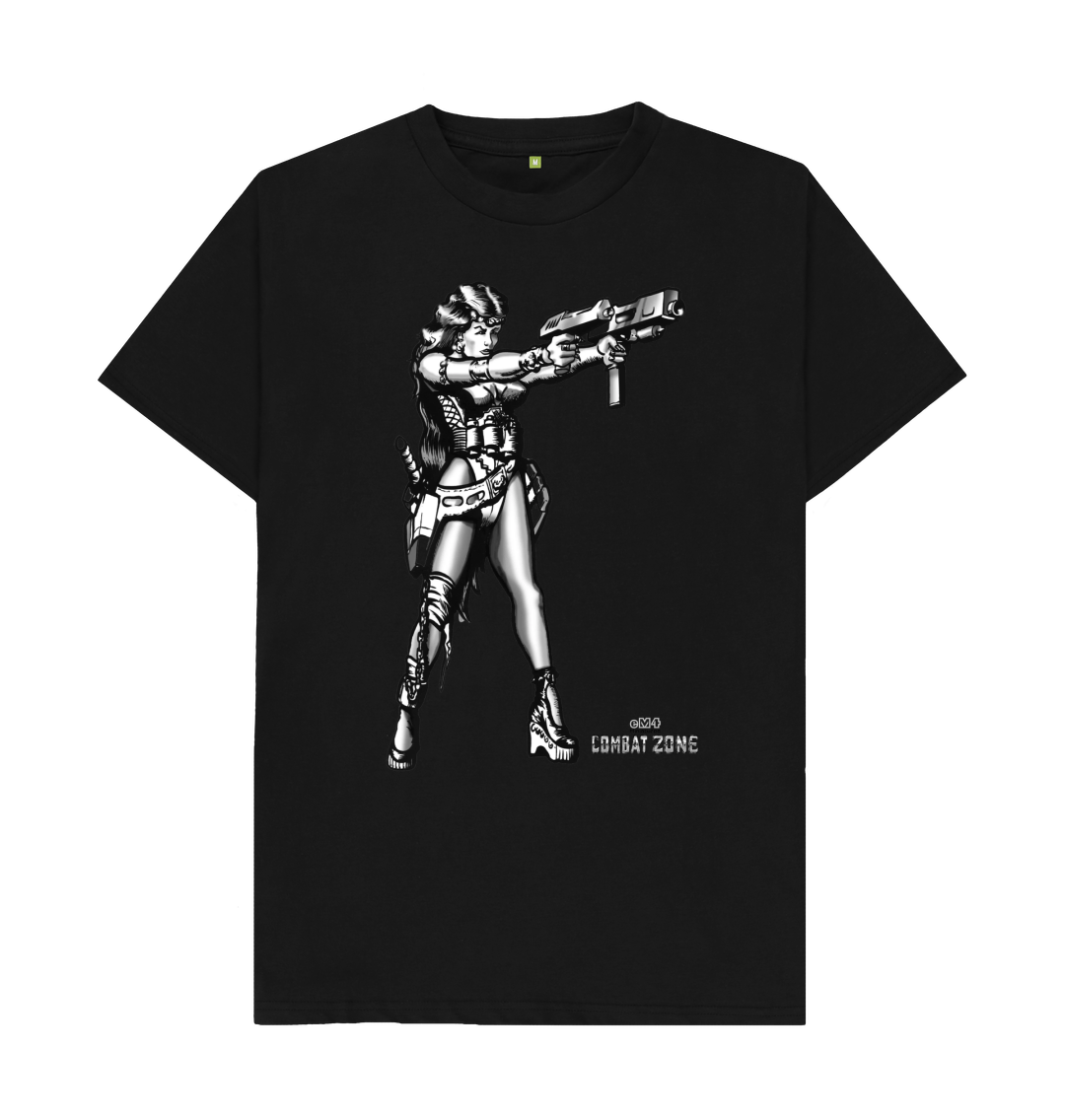 Black Faye Duel Wielding - Combat Zone T Shirt