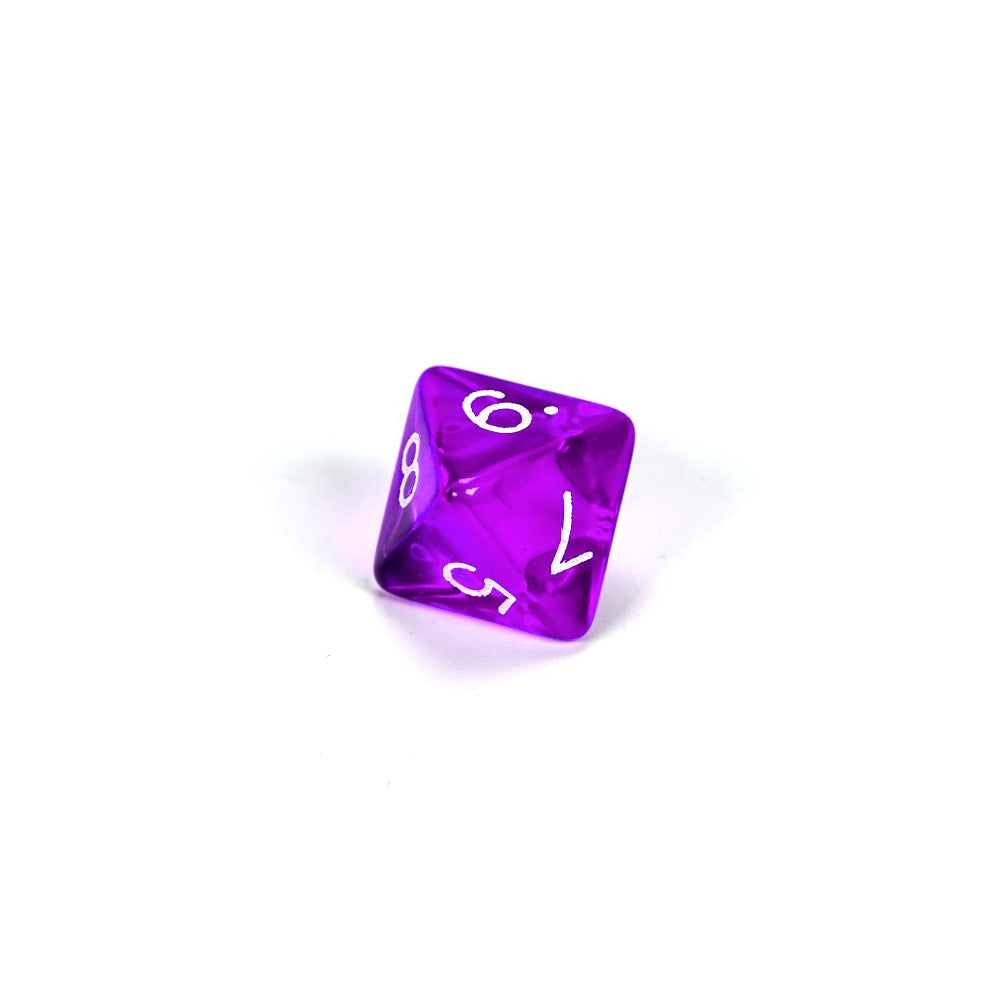 Gem D8 Poly Dice - Purple