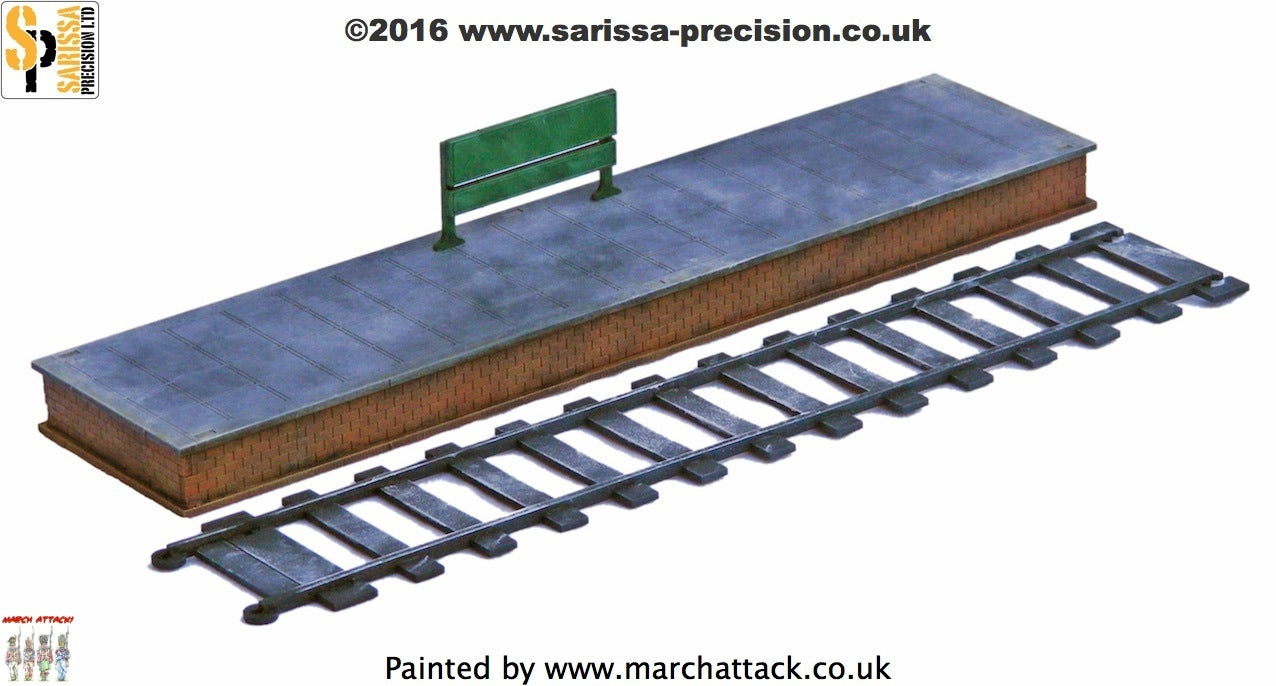 Platform - Railway MDF Scenery