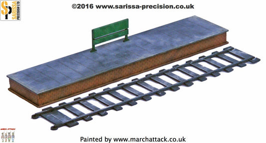 Platform - Railway MDF Scenery