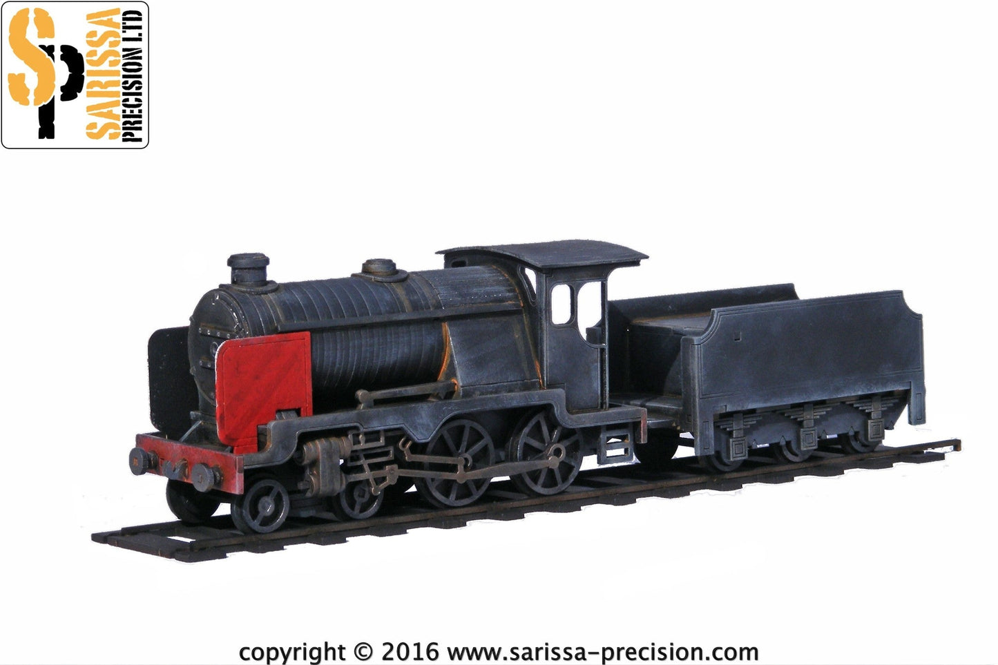 European Locomotive & Tender - Railway MDF Scenery