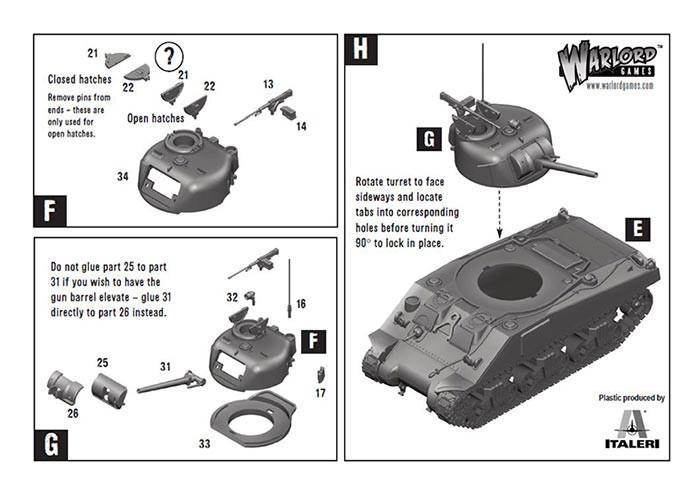M4 Sherman Medium Tank (Plastic)