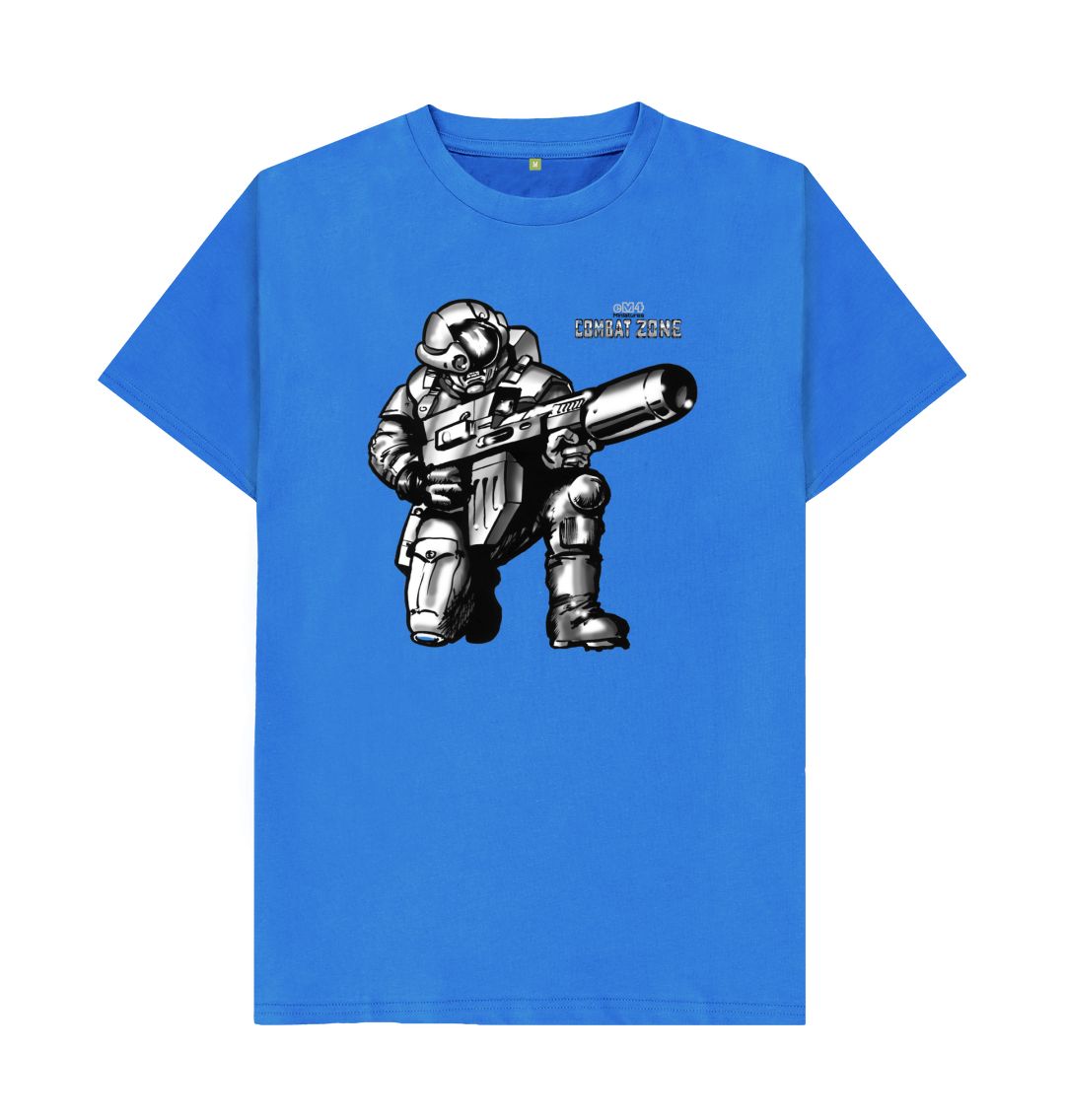 Bright Blue Heavy Trooper - Combat Zone T Shirt