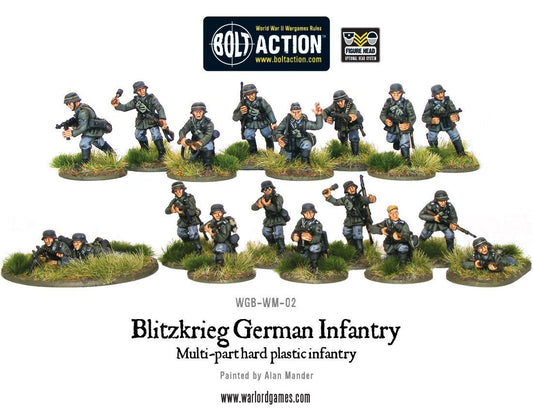 Blitzkrieg German Infantry Plastic Boxed Set