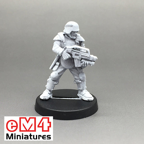 Trooper with a Military Assault Rifle & Comms/Datalink Belt
