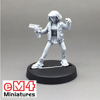 Female Rebel handgun