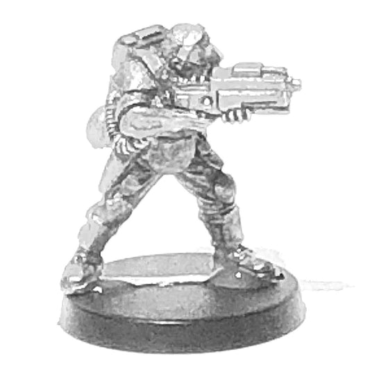 Bareheaded Trooper armed with a Light Laser