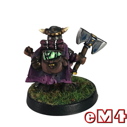 Dwarven Warrior with Battleaxe Miniature