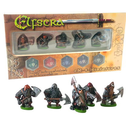 painted dwarf miniatures