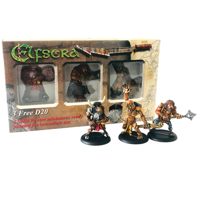 Elfsera Large Creatures - Prepainted Miniatures Set