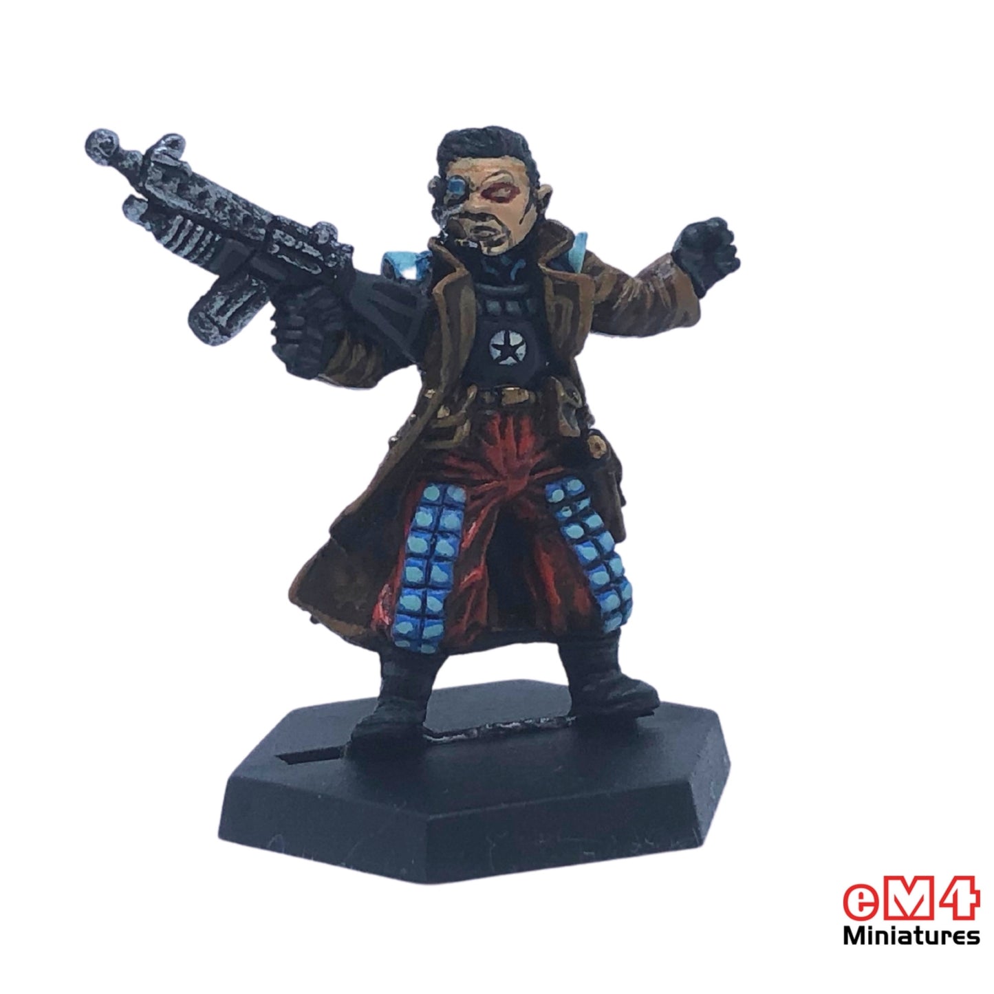 Mercenary Leader with Assault Rifle Miniature