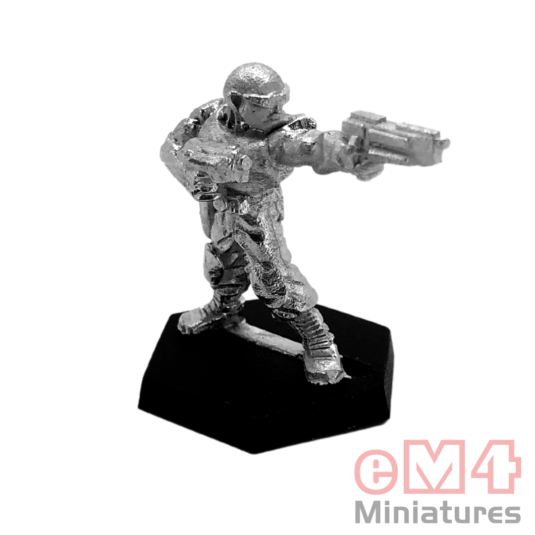 Chequer Gang Duelist Ganger with Duel Pistols - Miniature