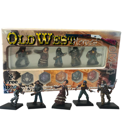 Old West Heroes 2 Shootout - Prepainted Miniatures Set