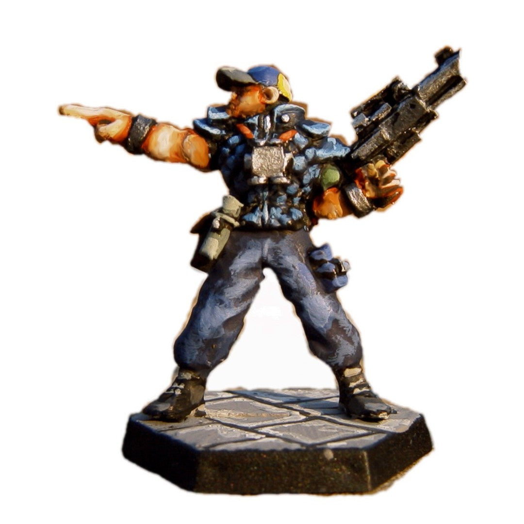 Swat Team Sergeant with Auto Shotgun - Miniature