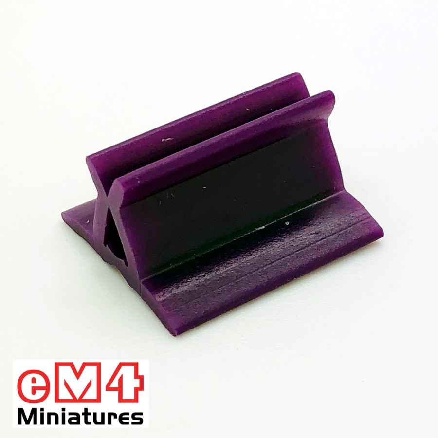 20 x 18mm Card Stands x 20 Various Colours-Purple