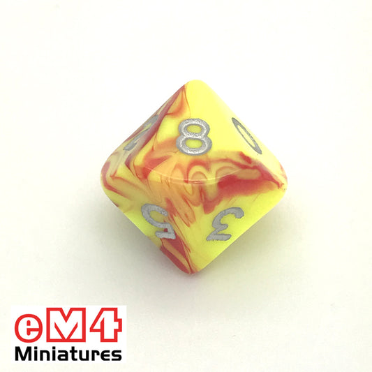 Toxic Ooze D10 (0-9) Poly Dice