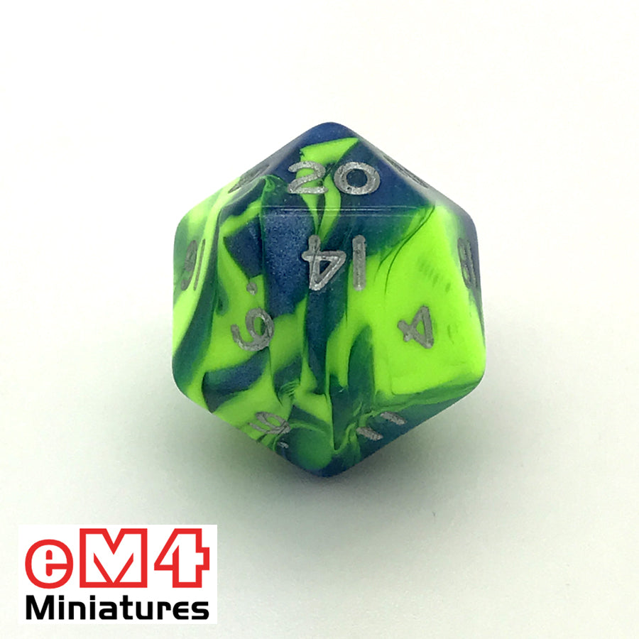 Toxic Slime D20 Poly Dice