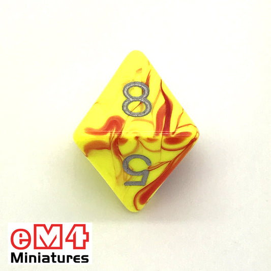 Toxic Ooze D8 Poly Dice